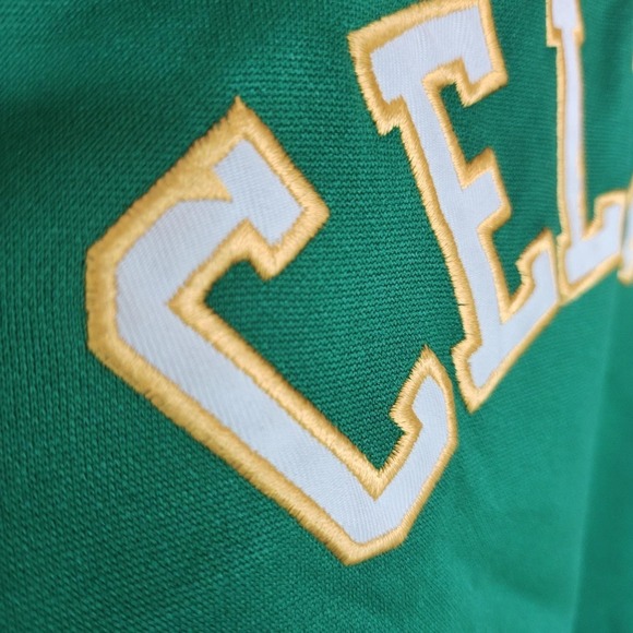 Vintage Majestic Hardwood Classics Boston Celtics Mens Large Jersey Green - Picture 3 of 9